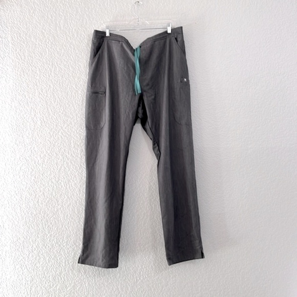 Figs Yola Skinny Gray Scrub Pant